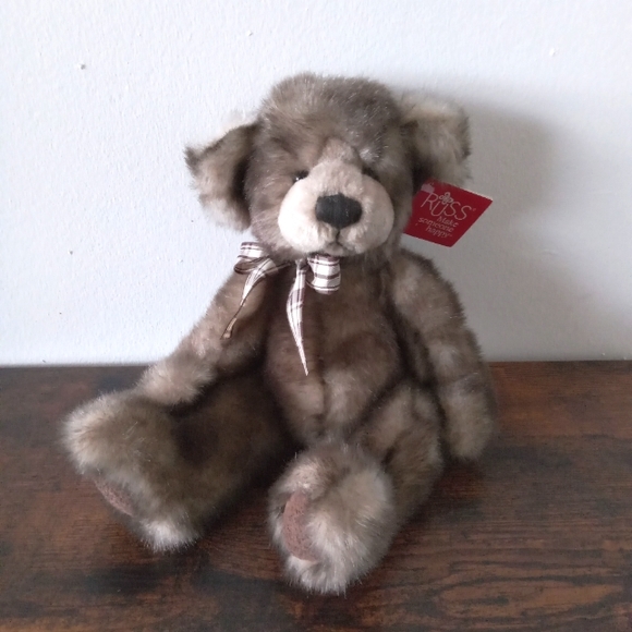 Russ "Cappuccino" Collectible Teddy Bear - Picture 1 of 4